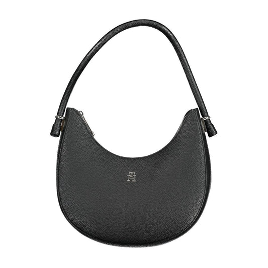 Tommy Hilfiger – Schwarze Polyethylen-Handtasche