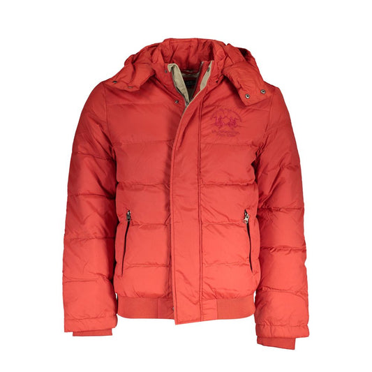 La Martina Orange Polyamid Herrenjacke