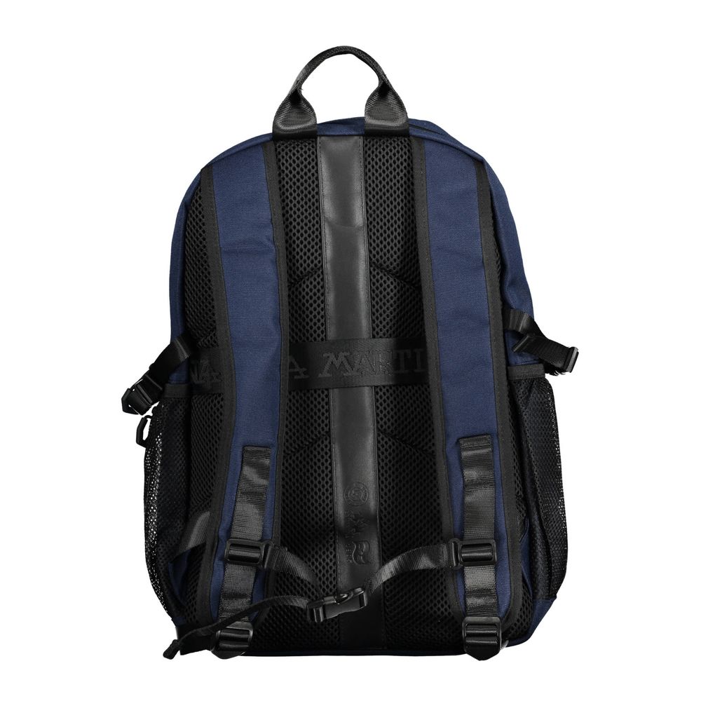 La Martina Blauer Polyester Herren Rucksack