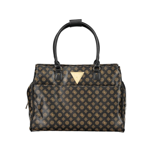 Guess Jeans – Handtasche aus Polyethylen in Braun