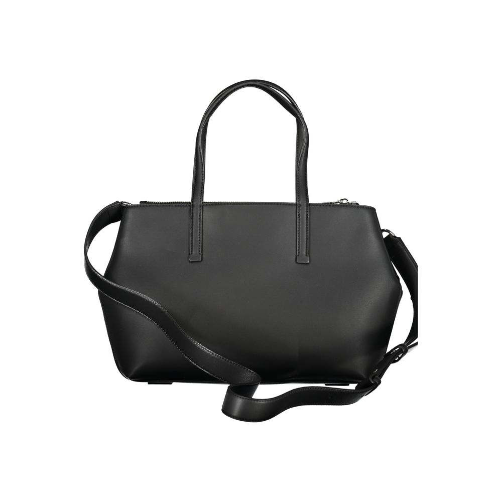 Calvin Klein Schwarze Polyester-Handtasche