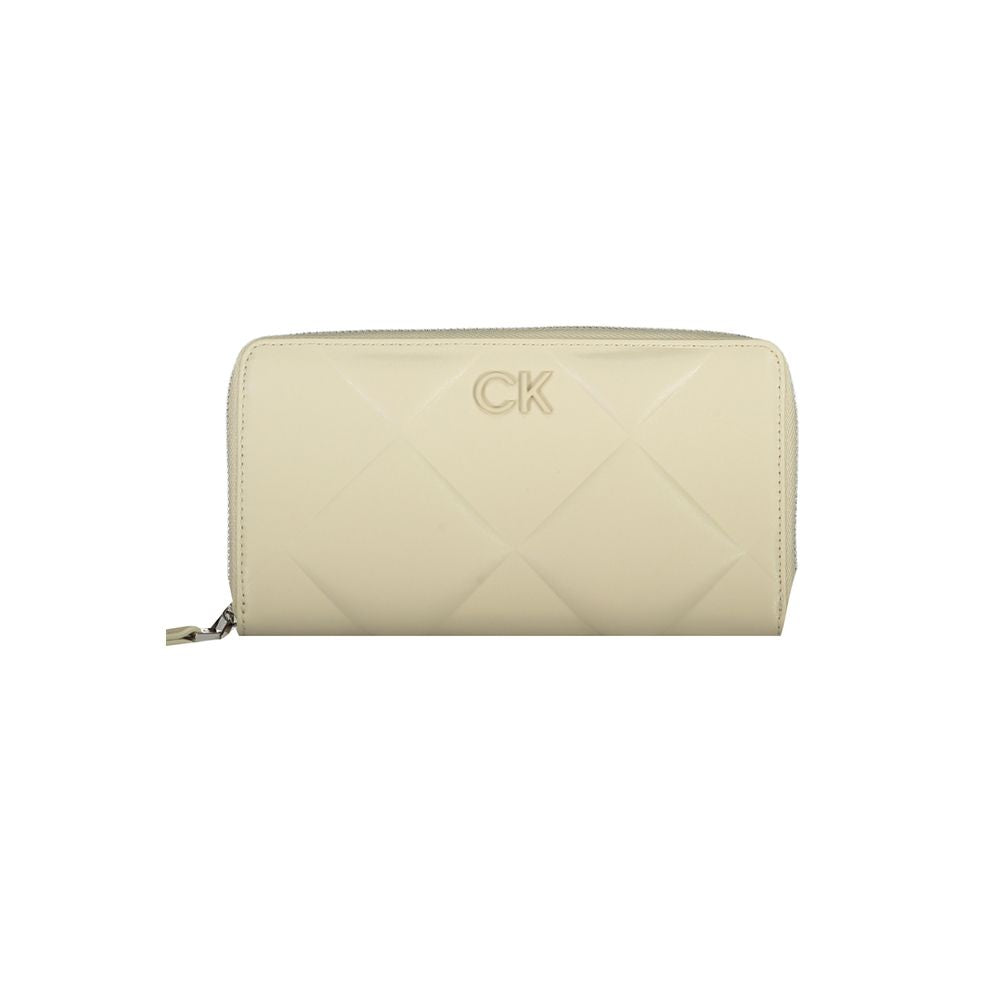 Calvin Klein Beige Polyester Geldbörse
