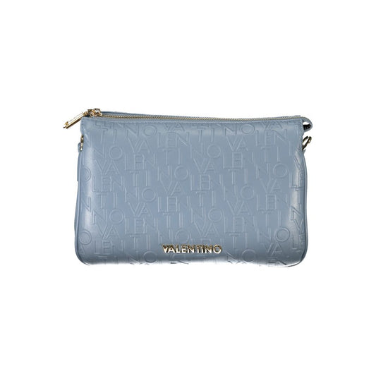 Mario Valentino Hellblaue Polyethylen-Damenhandtasche