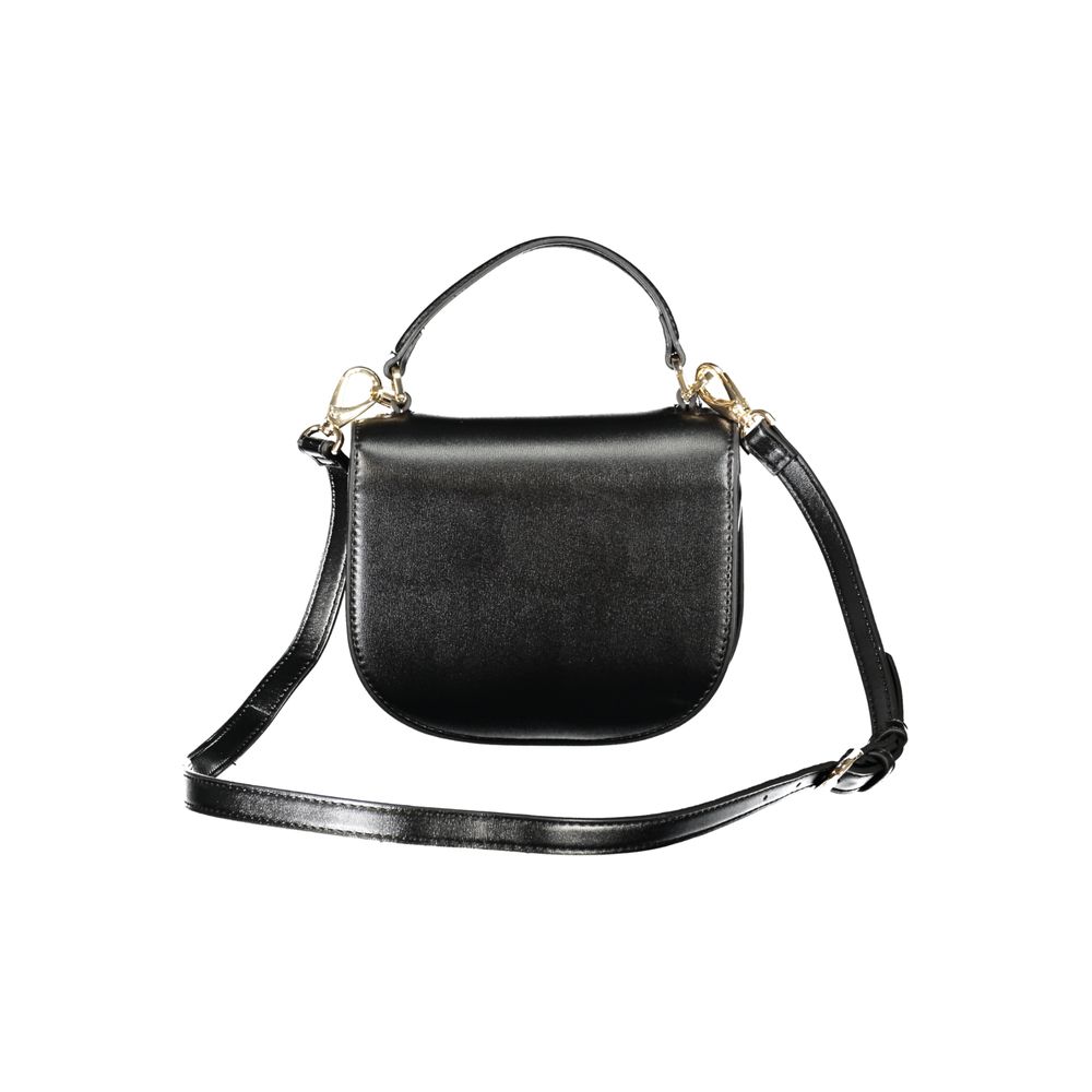 Mario Valentino Schwarze Polyethylen-Damenhandtasche