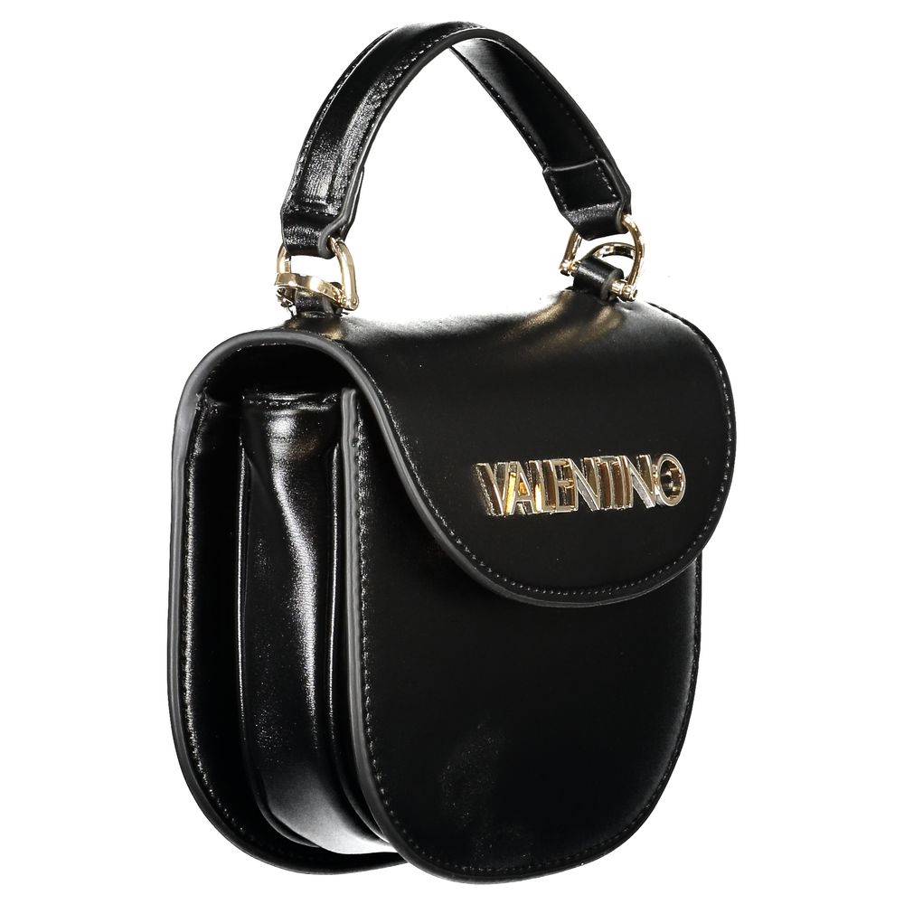Mario Valentino Schwarze Polyethylen-Damenhandtasche