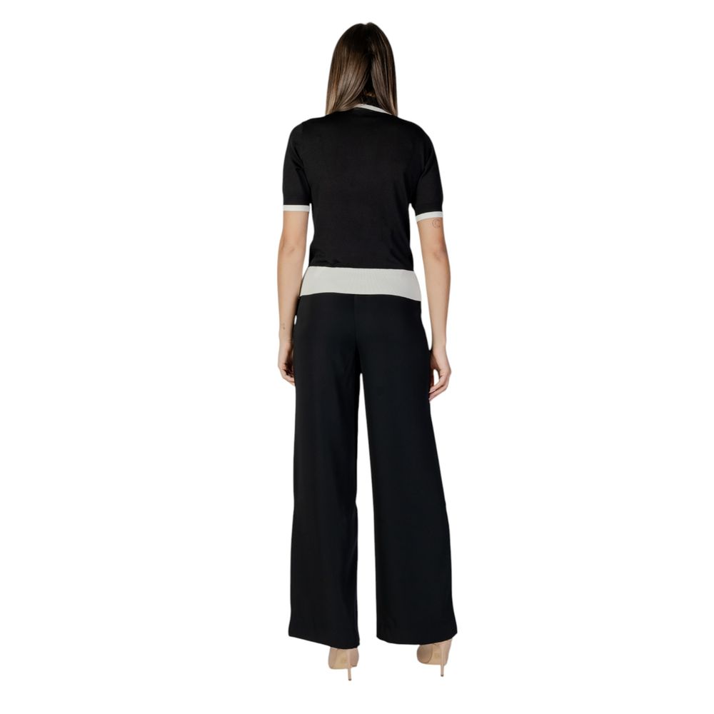 Liu Jo Black And White Viscose Sweater