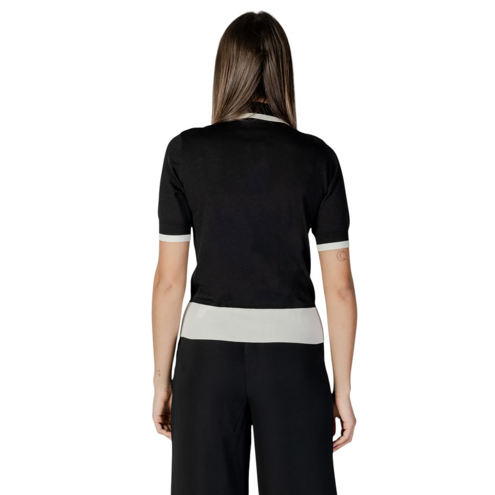 Liu Jo Black And White Viscose Sweater