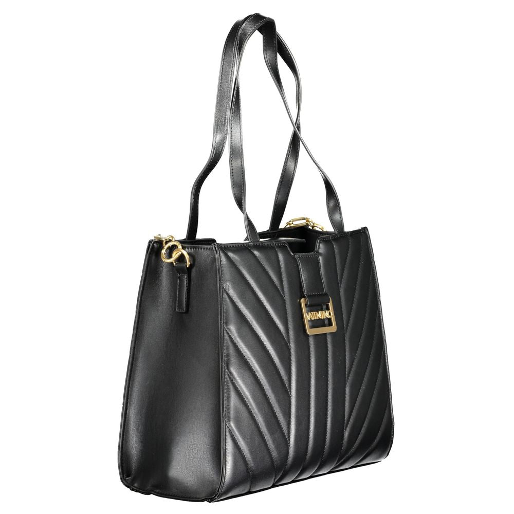 Mario Valentino Schwarze Polyethylen-Handtasche