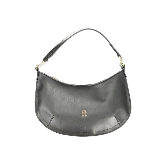 Tommy Hilfiger – Schwarze Polyethylen-Handtasche