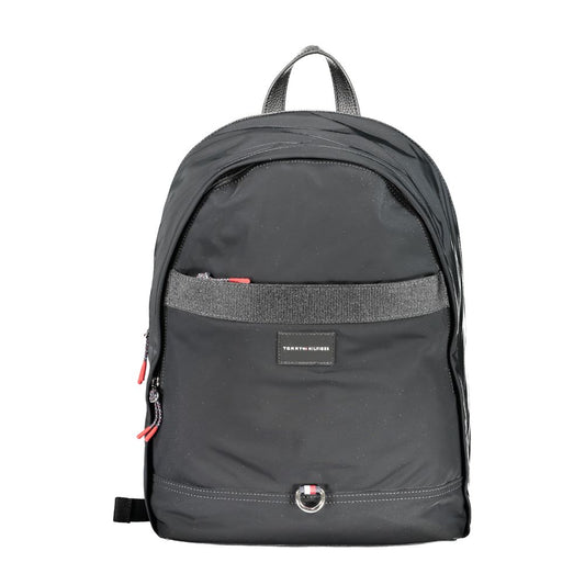 Tommy Hilfiger – Schwarzer Polyester-Rucksack