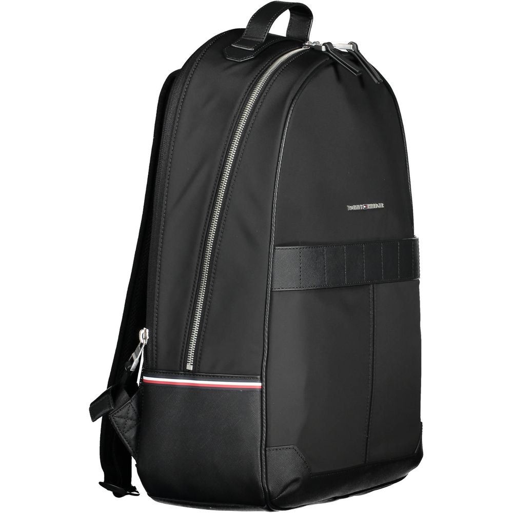 Tommy Hilfiger – Schwarzer Polyester-Rucksack für Herren