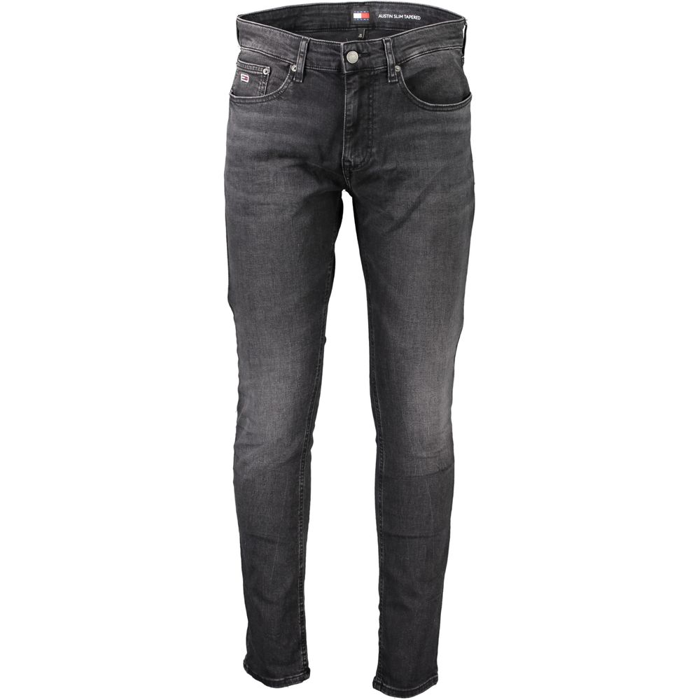 Tommy Hilfiger – Schwarze Jeans und Hose aus Baumwolle