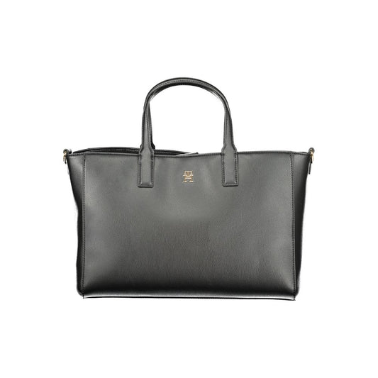 Tommy Hilfiger – Schwarze Polyester-Handtasche für Damen