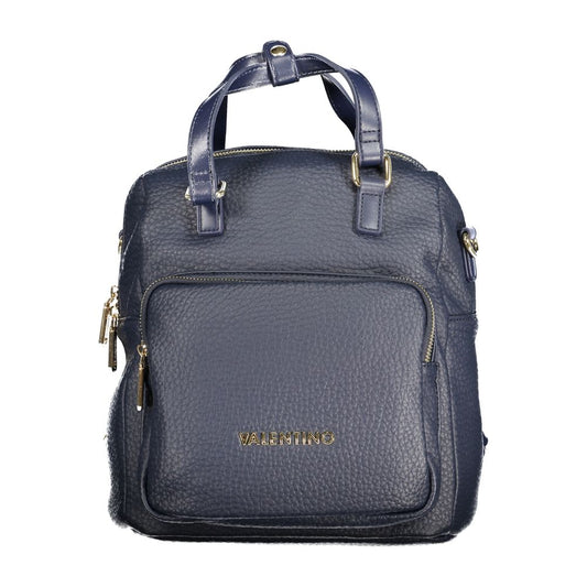 Mario Valentino Blauer Polyethylen-Rucksack für Damen