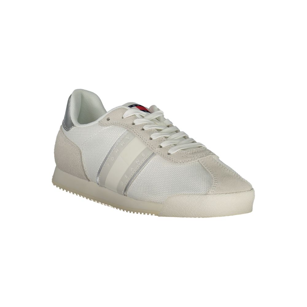 Tommy Hilfiger – Weiße Polyester-Sneaker für Damen