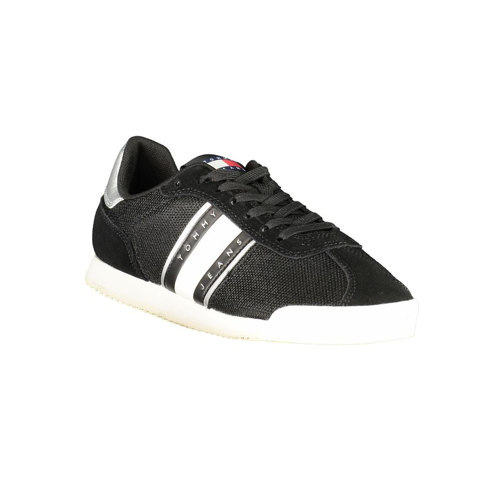 Tommy Hilfiger – Schwarze Polyester-Sneaker für Damen
