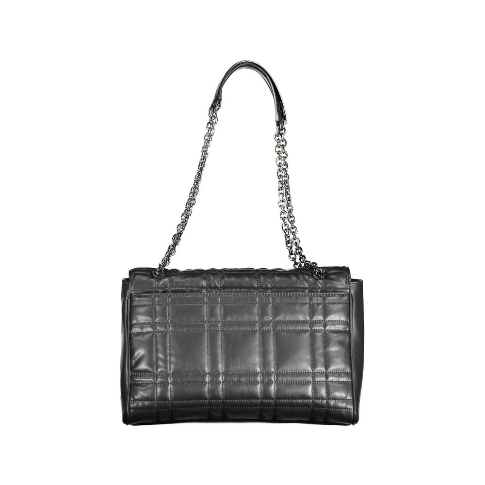 Calvin Klein Schwarze Polyester-Damenhandtasche