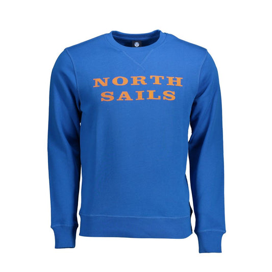 North Sails Herrenpullover aus blauer Baumwolle