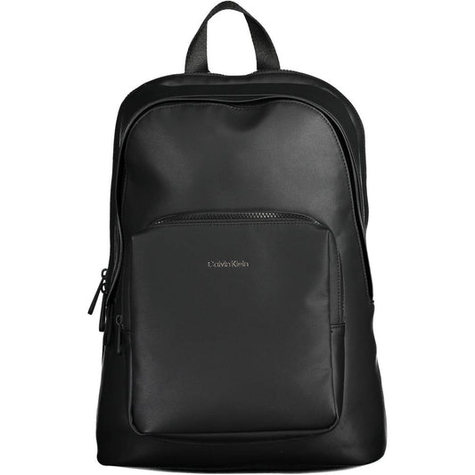 Calvin Klein Schwarzer Polyester Herren Rucksack