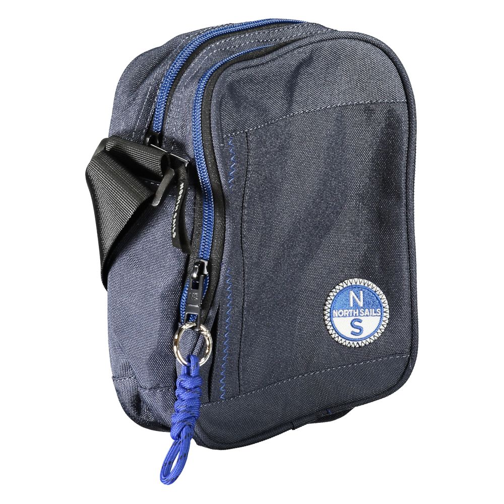 North Sails Herren-Umhängetasche aus Polyester, Blau
