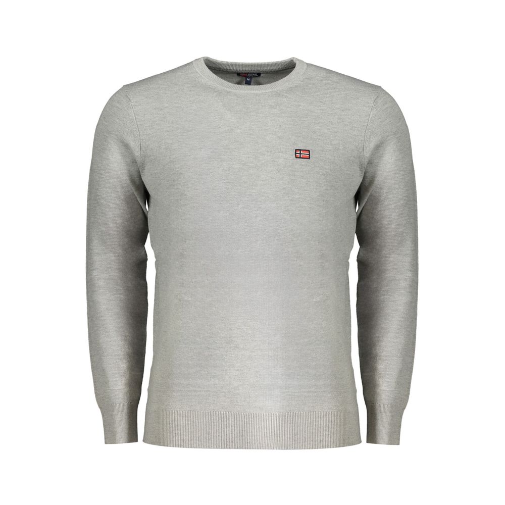 Norwegen 1963 Brauner Polyester-Herrenpullover