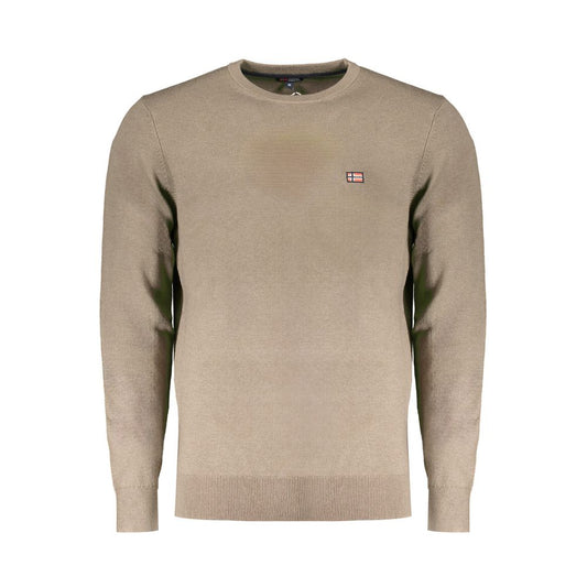 Norwegen 1963 Brauner Wollpullover für Herren