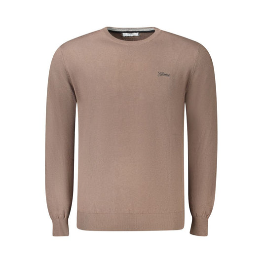 Guess Jeans Brauner Baumwollpullover für Herren