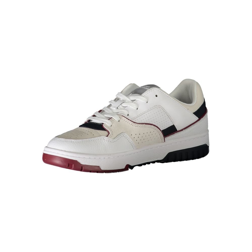 Tommy Hilfiger – Weiße Polyethylen-Sneaker für Herren