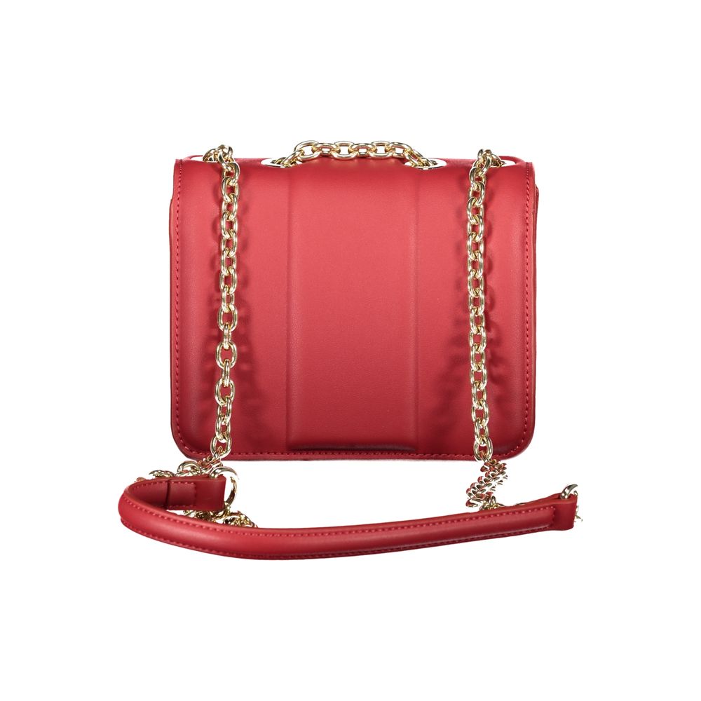 Mario Valentino Rote Polyethylen-Damenhandtasche