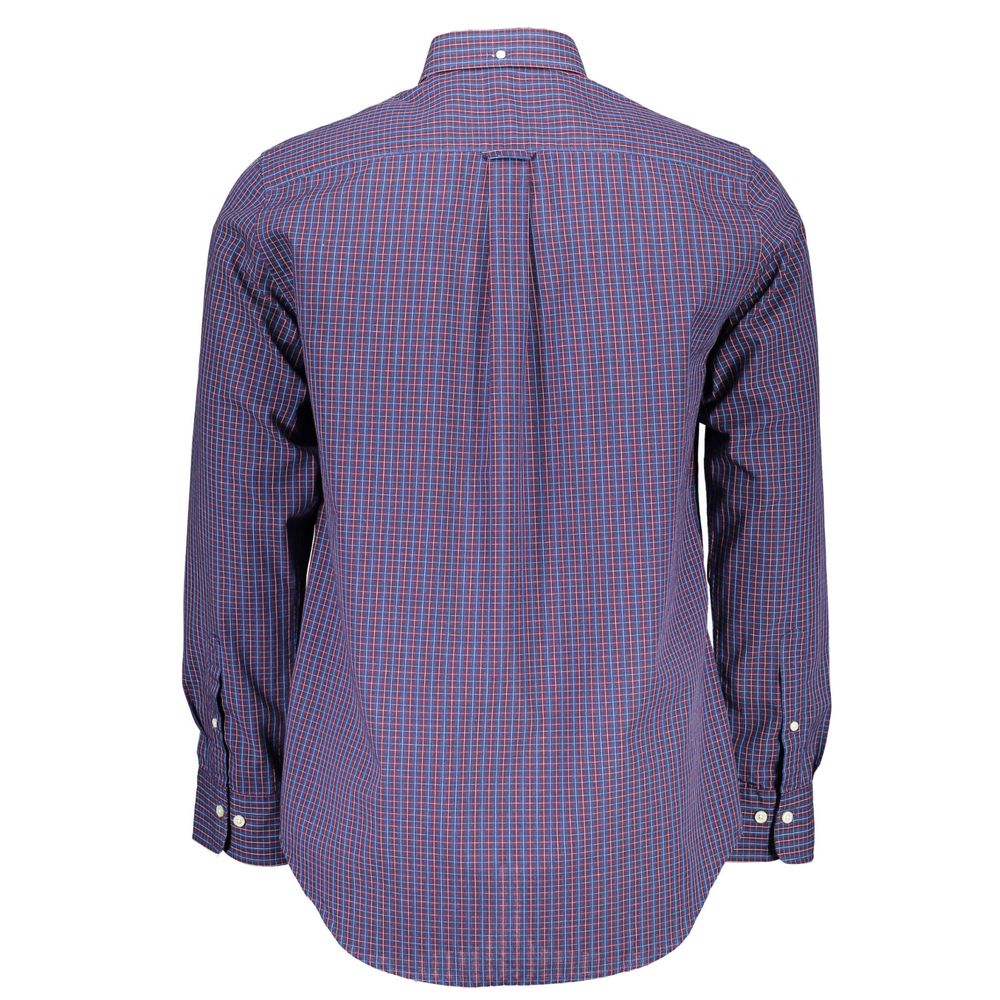 Gant Herrenhemd aus blauer Baumwolle
