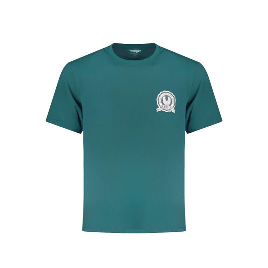 Wrangler – Grünes Baumwoll-T-Shirt