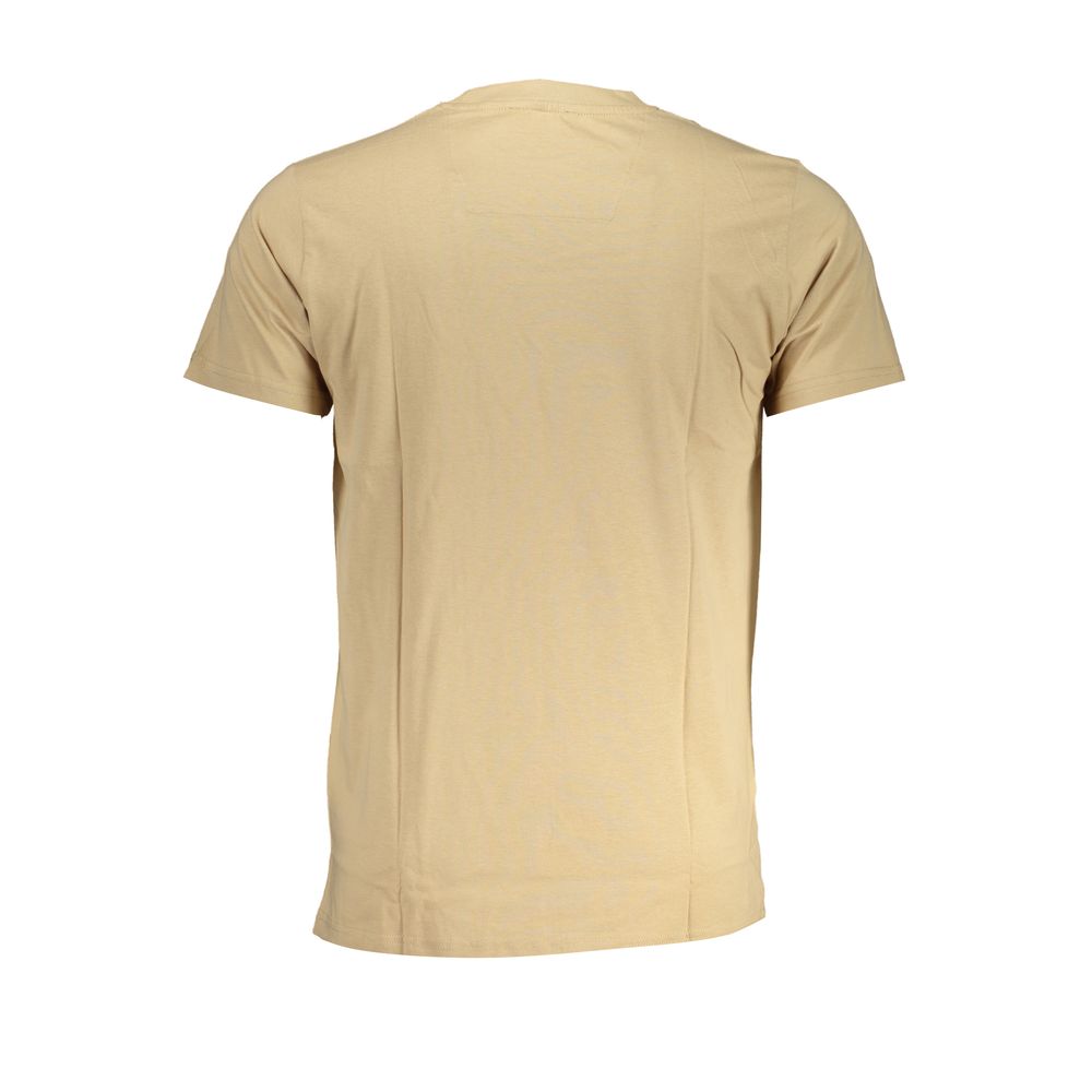 Beiges Baumwoll-T-Shirt der Cavalli-Klasse