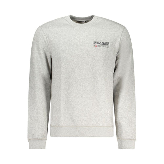 Napapijri Gray Cotton Men Sweater