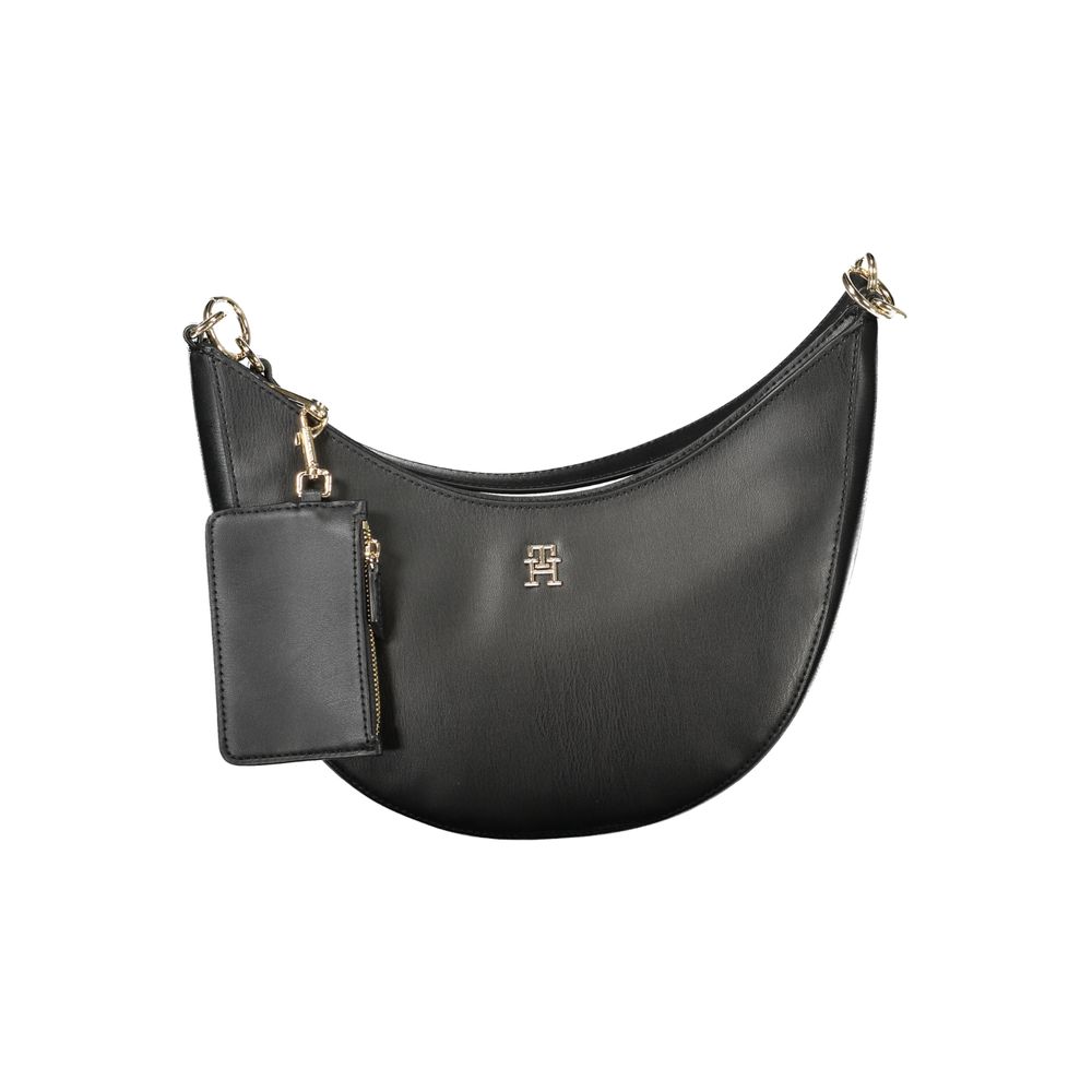 Tommy Hilfiger – Schwarze Polyethylen-Handtasche für Damen
