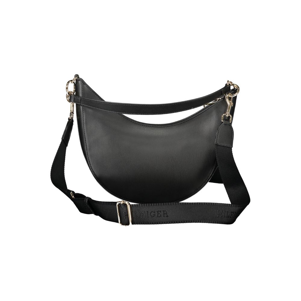 Tommy Hilfiger – Schwarze Polyethylen-Handtasche für Damen