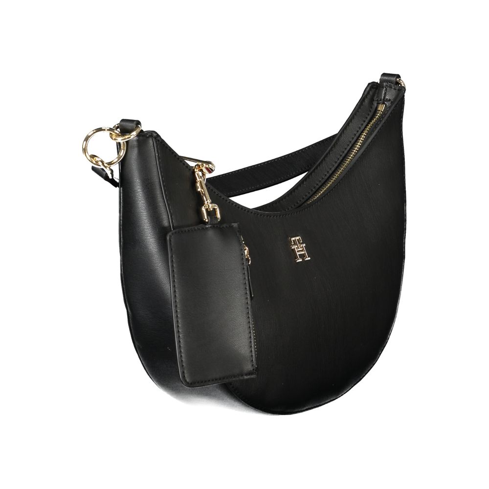 Tommy Hilfiger – Schwarze Polyethylen-Handtasche für Damen