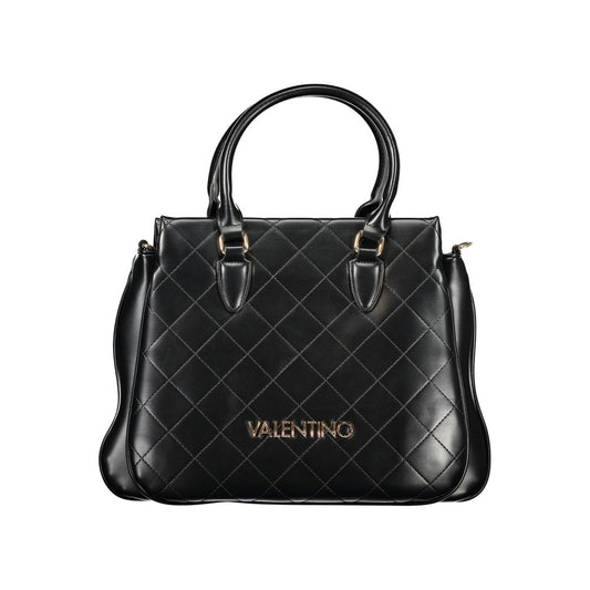 Mario Valentino Schwarze Polyethylen-Damenhandtasche