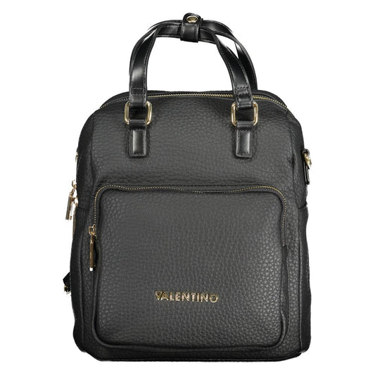 Mario Valentino Schwarzer Polyethylen-Rucksack für Damen