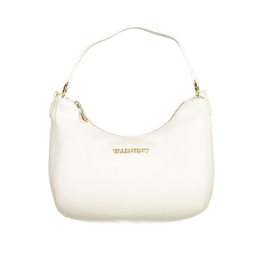 Mario Valentino Weiße Polyethylen-Damenhandtasche