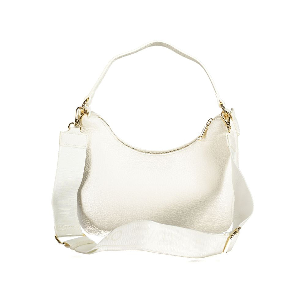 Mario Valentino Weiße Polyethylen-Damenhandtasche