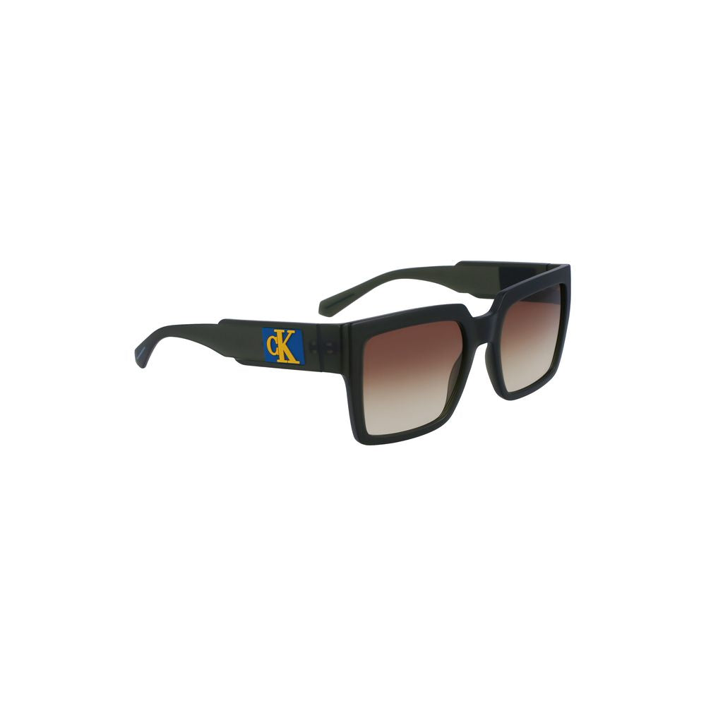 Calvin Klein Damen-Sonnenbrille aus braunem Kunststoff