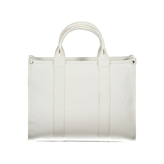 Mario Valentino – Weiße Polyethylen-Handtasche
