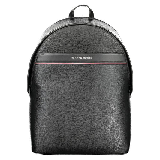 Tommy Hilfiger – Schwarzer Polyester-Rucksack für Herren