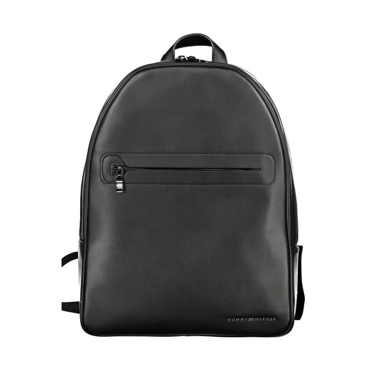 Tommy Hilfiger – Schwarzer Polyester-Rucksack