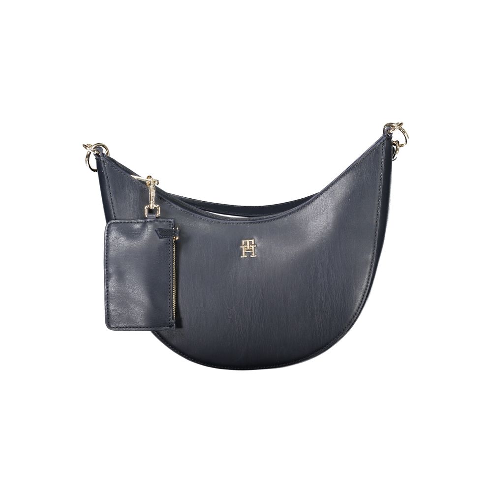 Tommy Hilfiger Damenhandtasche aus Polyethylen, Blau