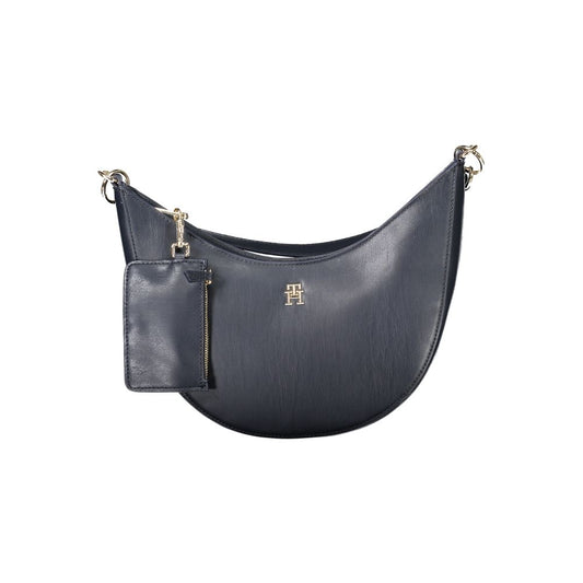 Tommy Hilfiger Damenhandtasche aus Polyethylen, Blau
