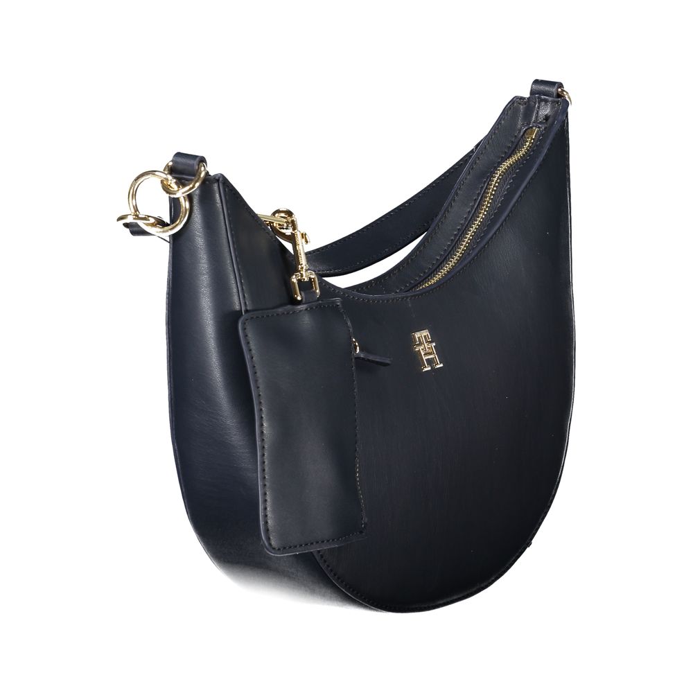 Tommy Hilfiger Damenhandtasche aus Polyethylen, Blau
