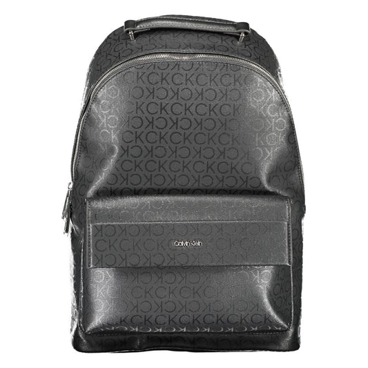 Calvin Klein Schwarzer Polyester Herren Rucksack