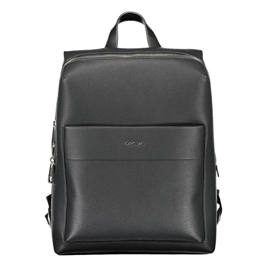 Calvin Klein Schwarzer Polyester Herren Rucksack