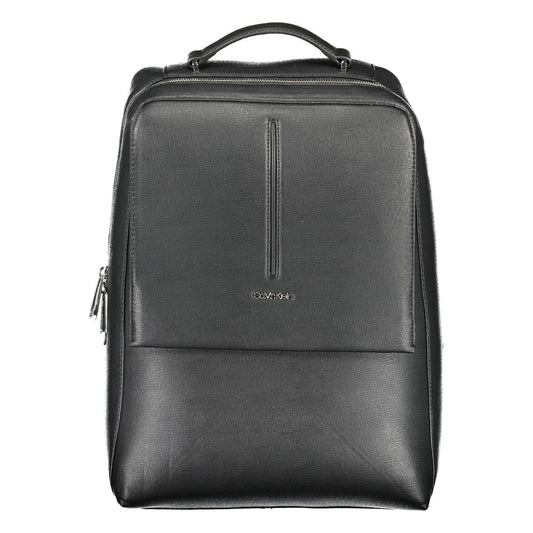 Calvin Klein Schwarzer Polyester Herren Rucksack